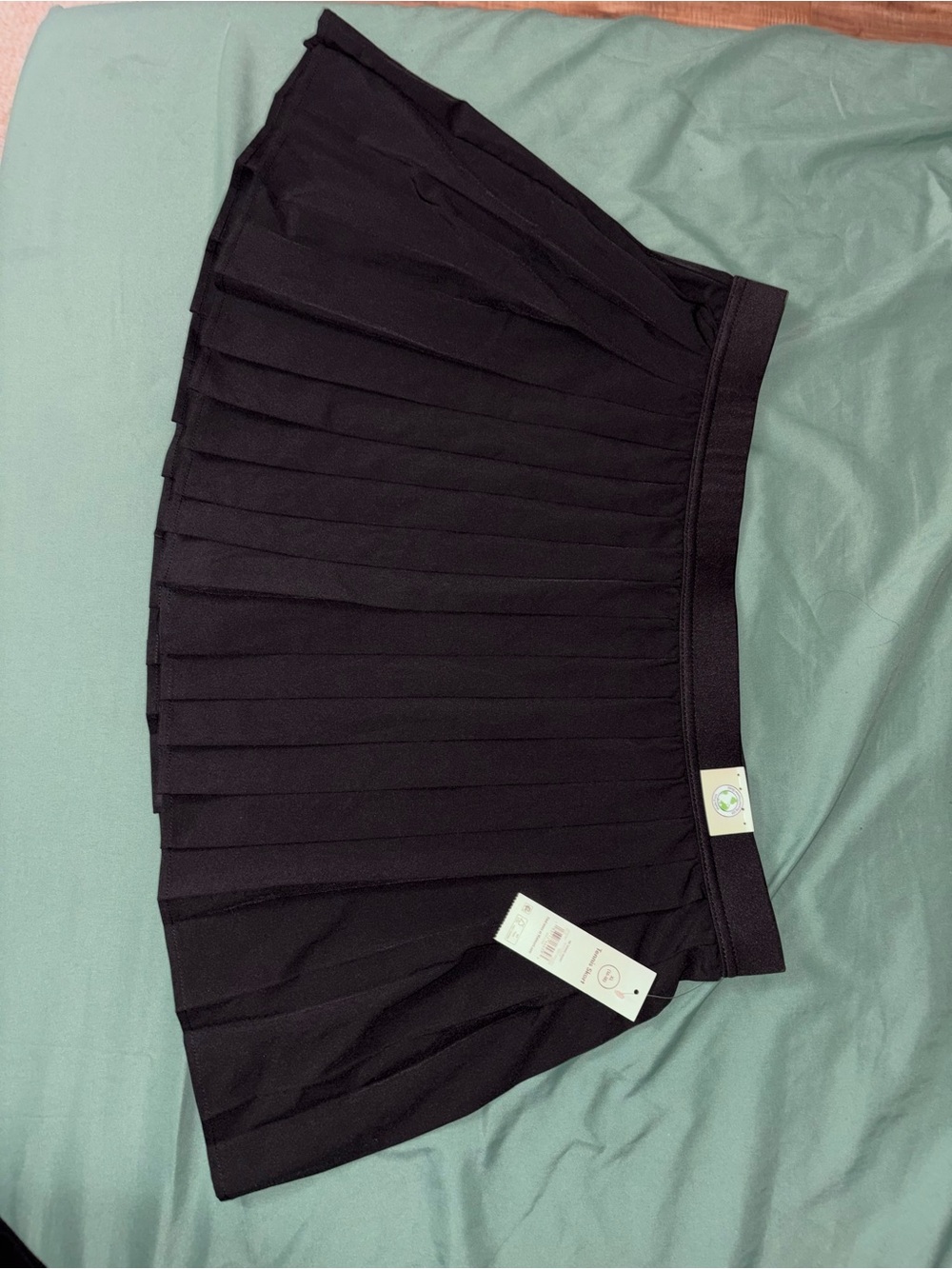 No Boundaries Black Pleated Mini Skirt